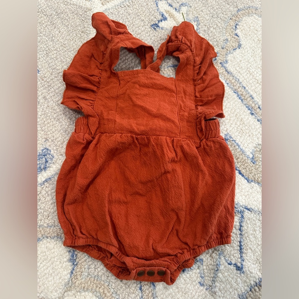 PatPat Terracotta Baby Outfit
